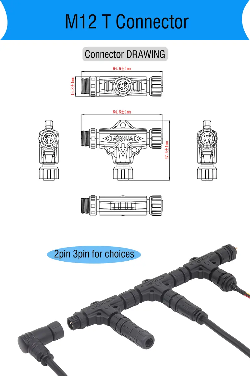 M12-T-connector