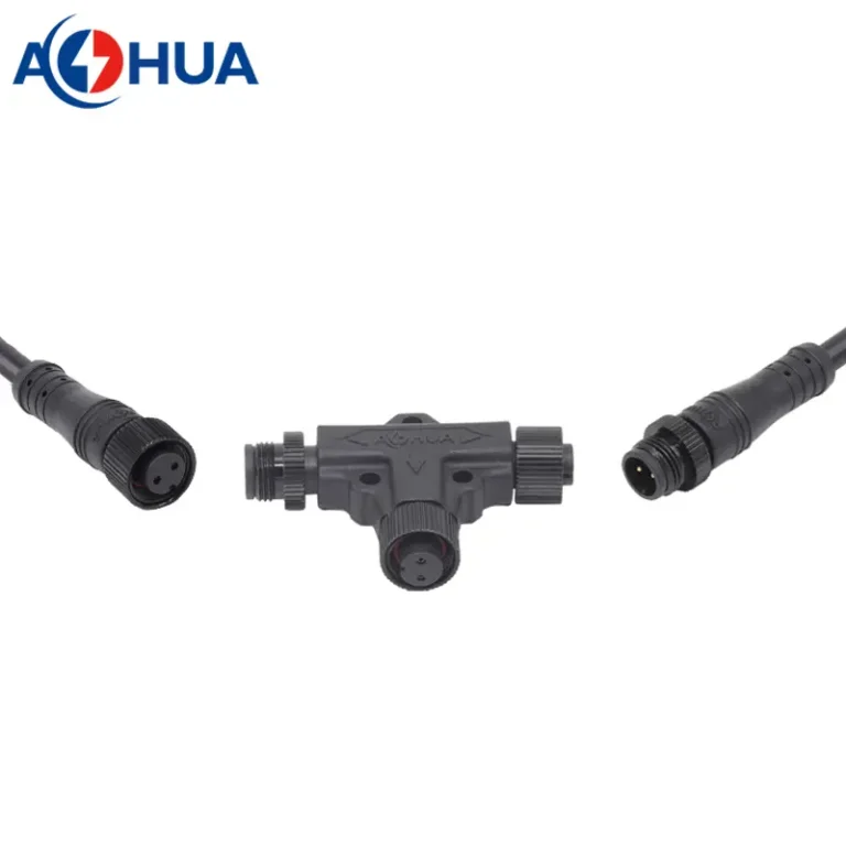M12 metal T connector 6