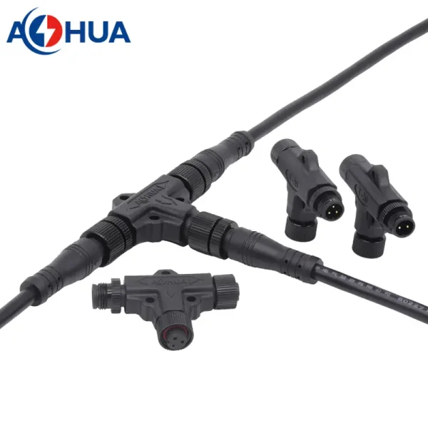 M12 Metal T connector 3