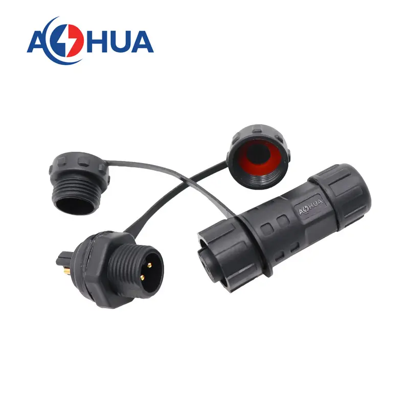 M12 Panel Connector 2pin 2