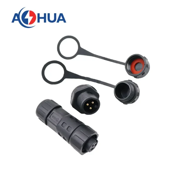 M12 Panel Connector 3pin 2