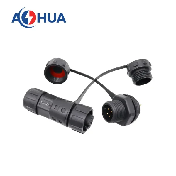 M12 Panel Connector 4pin 2