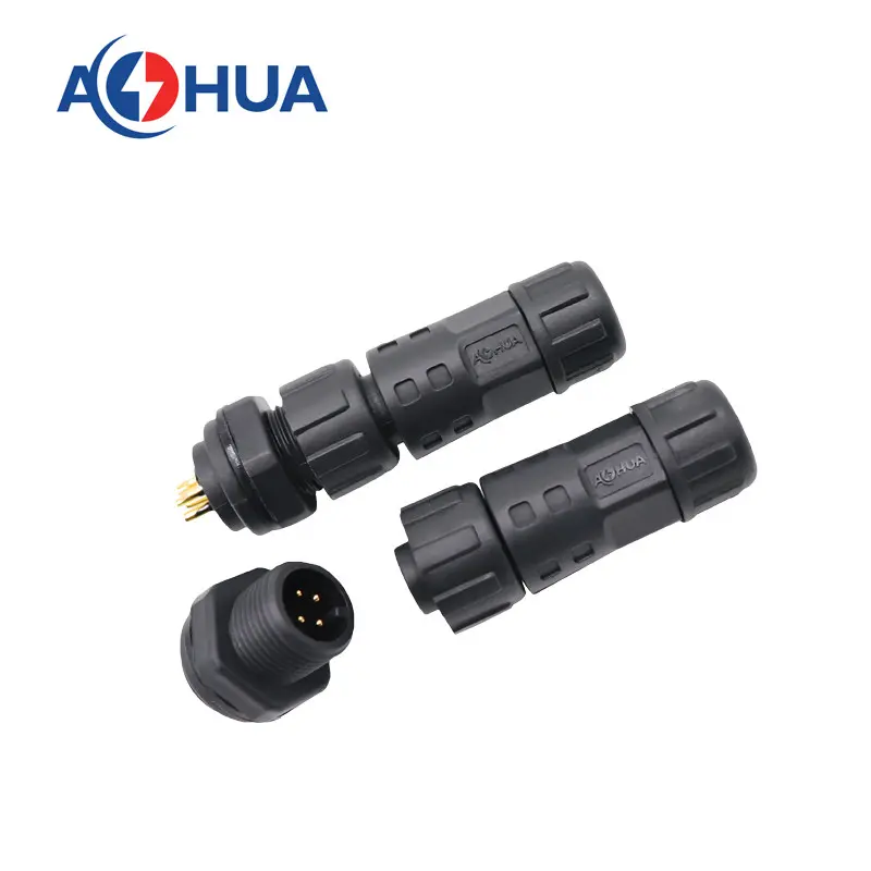 M12 Panel Connector 4pin 1