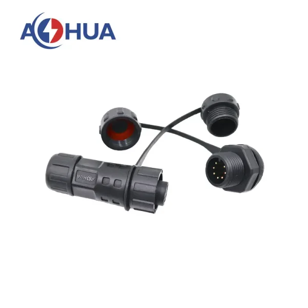 M12 Panel Connector 7pin 2