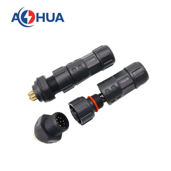 M12 Panel Connector 8pin 2