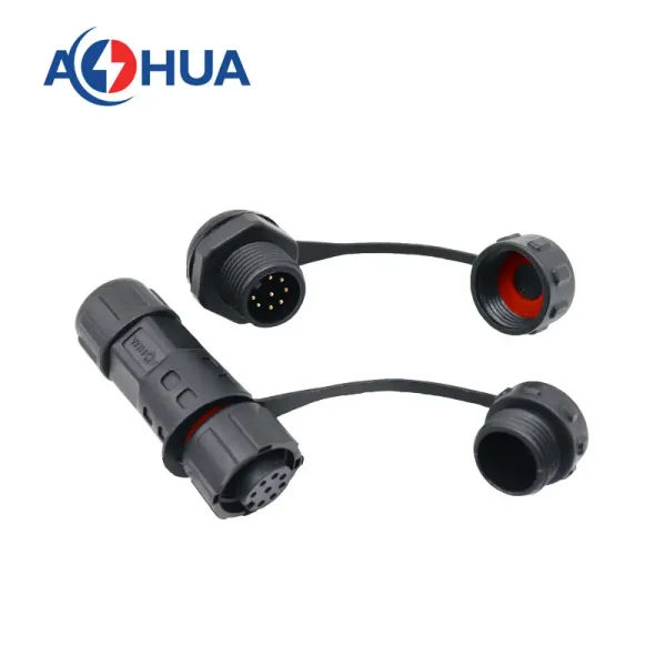 M12 Panel Connector 8pin 1