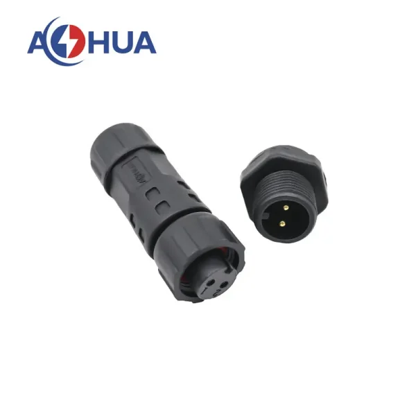M12 Panel Connector 2pin 1