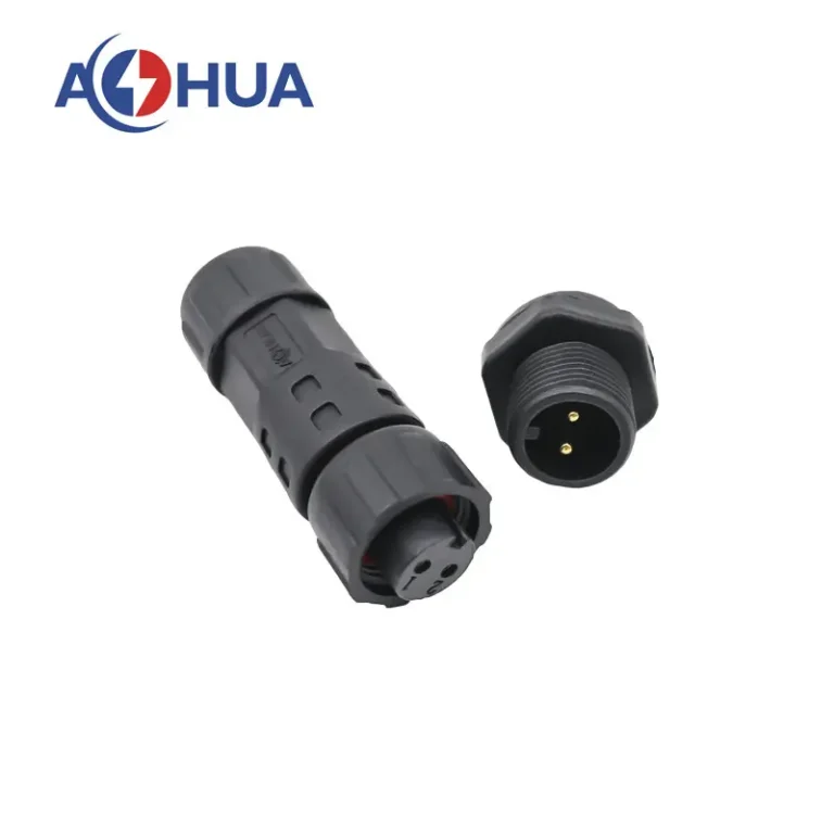 M12 Panel Connector 2pin 1