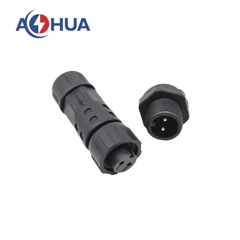 M12 Panel Connector 2pin 1