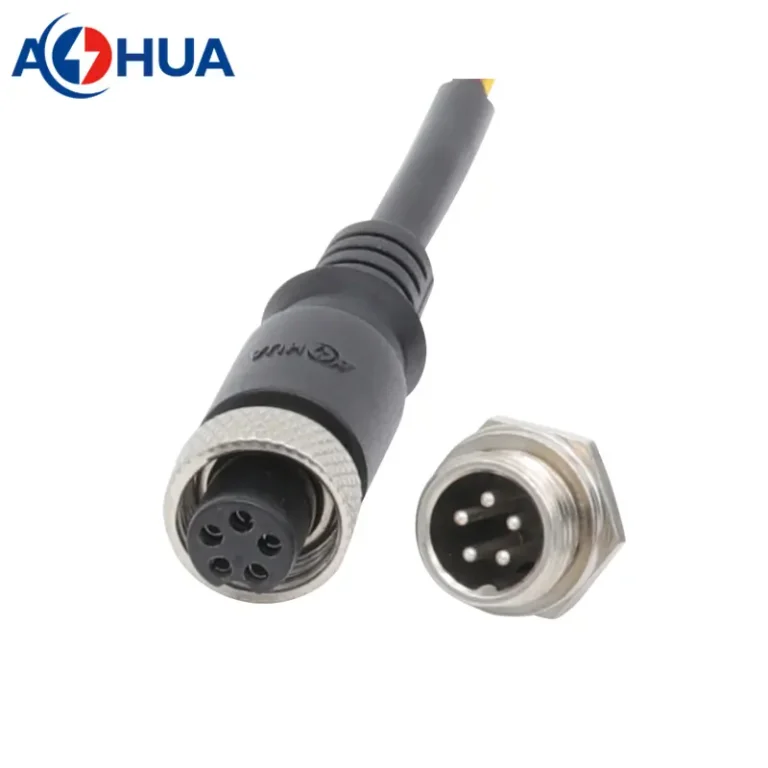 M12 aviation connector 5 pin