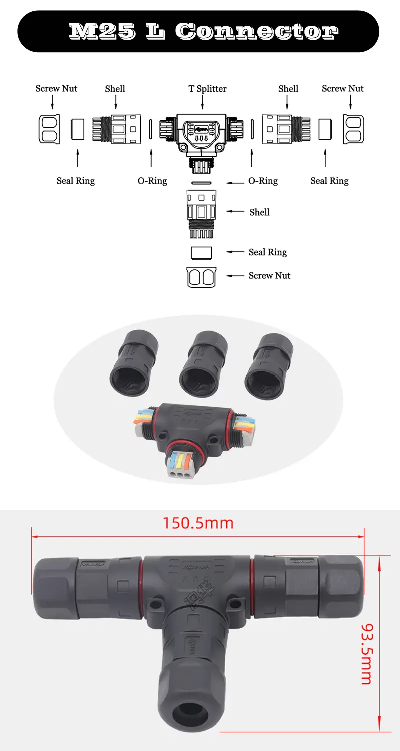 M25-L-Connector