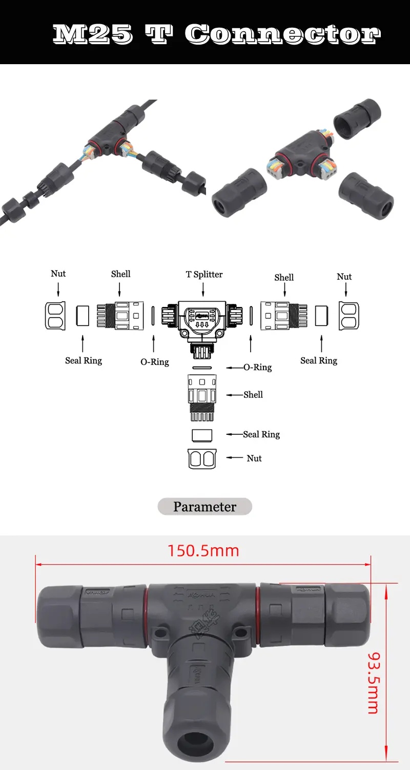 M25-T-Connector