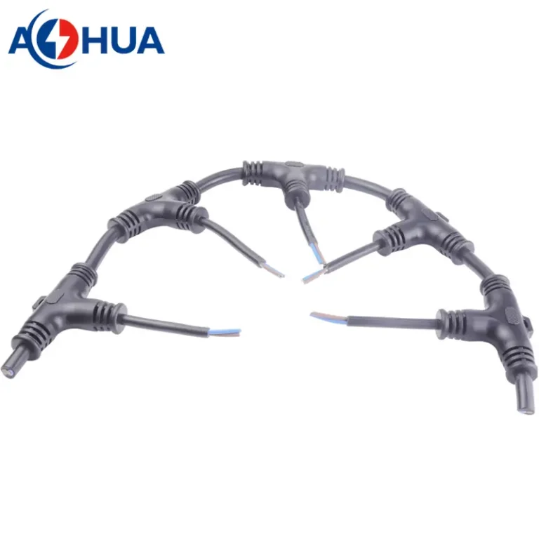 2 pin T type cable connector