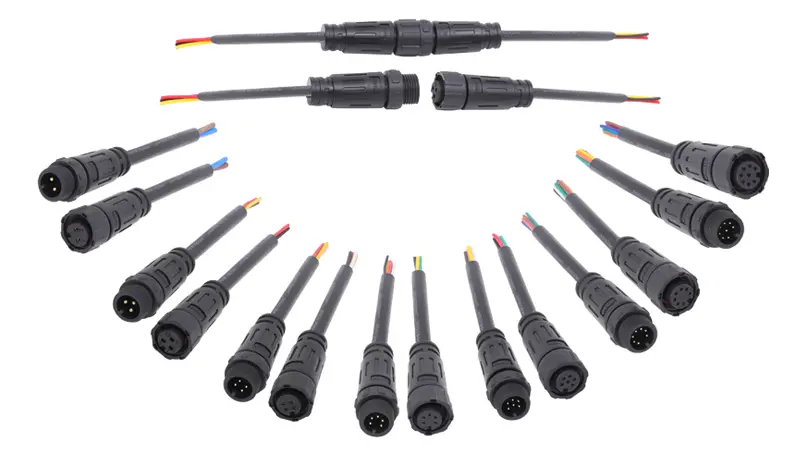 M12-over-molded-waterproof-male-female-cable-connector
