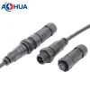M12 molded panel type connector