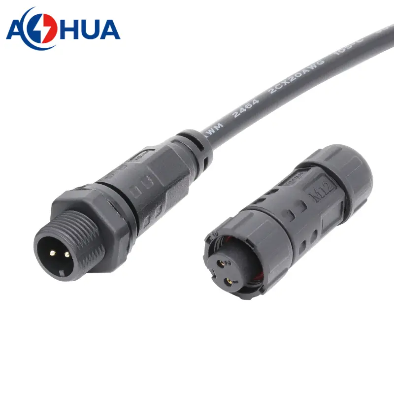 M12-panel-type-waterproof-plug