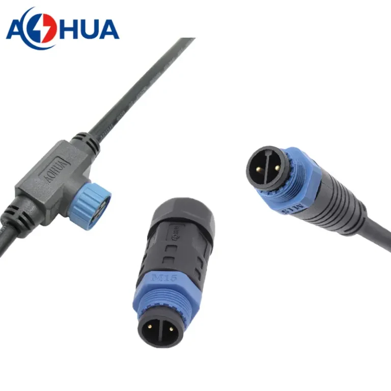 M15 T type male female wateproof connector