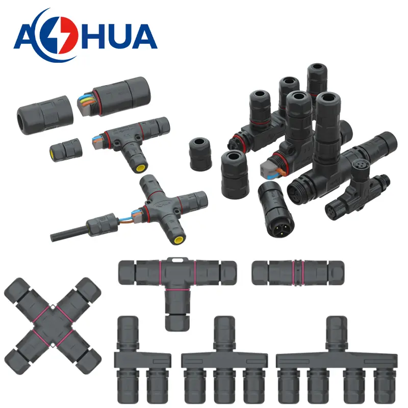 Assembly-distributor-multiple-cable-connectors