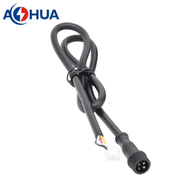 M12 RGB 4pin male wire connectors