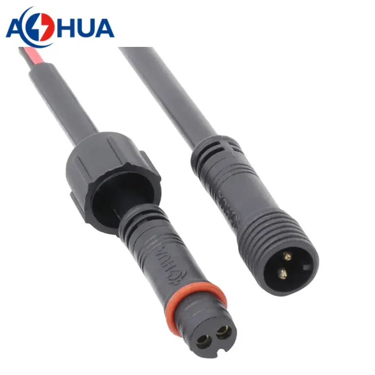 M10 2 pin low voltage waterprof connectors