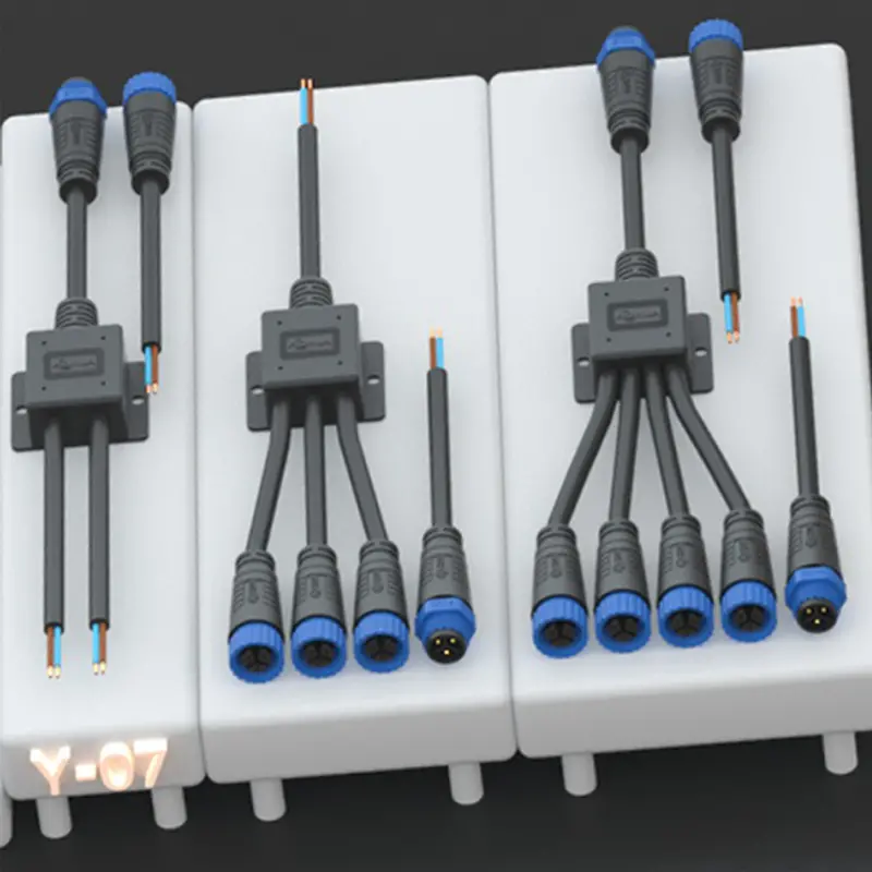AHUA-Y-Type-Waterproof-Connector-for-plant-grow-light