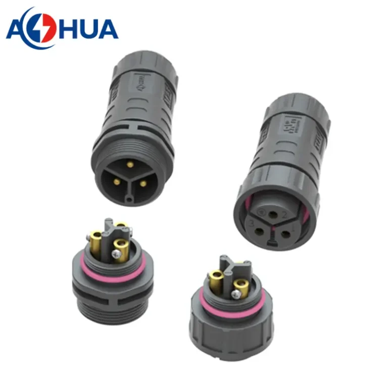 M25 3 pin UL waterproof connector
