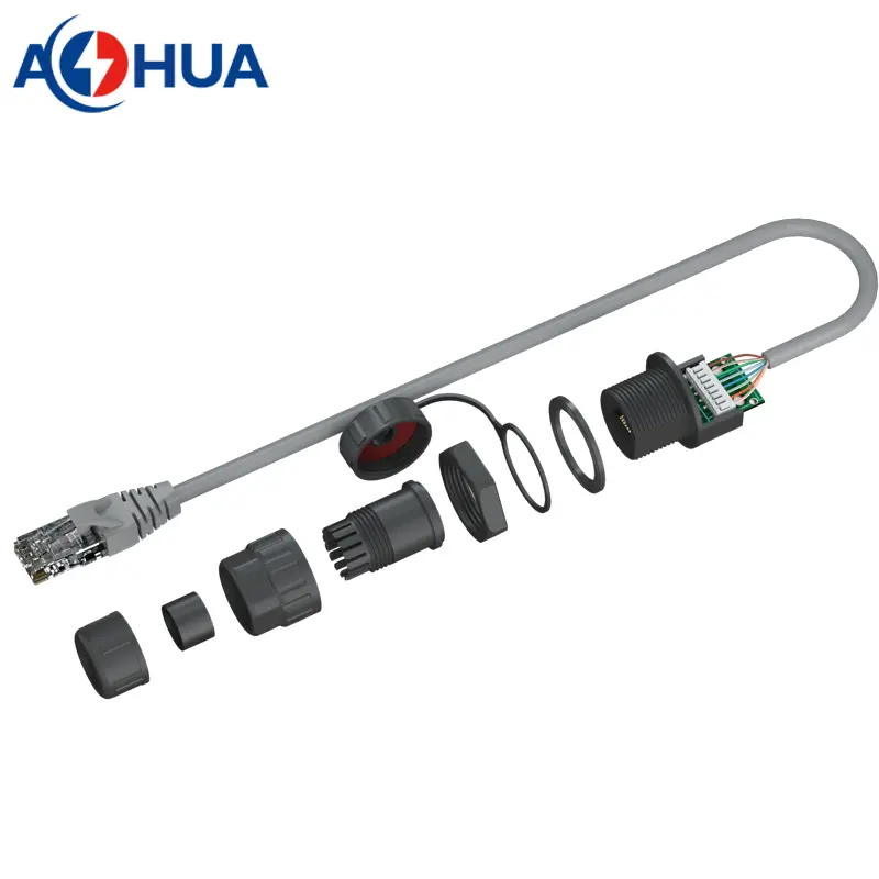RJ45-cat6-cable-waterproof-RJ45-connectors