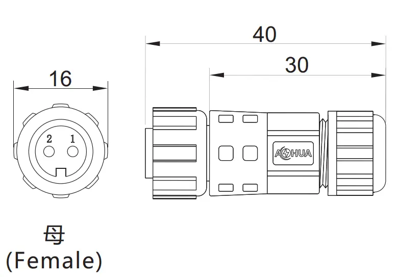M12 connector AHUA (1)