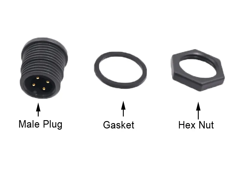 male-4pin-connectors