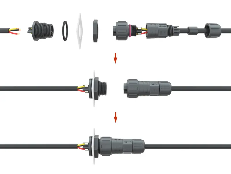 M16-connector-installation
