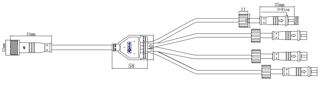 YP05 Y connectors