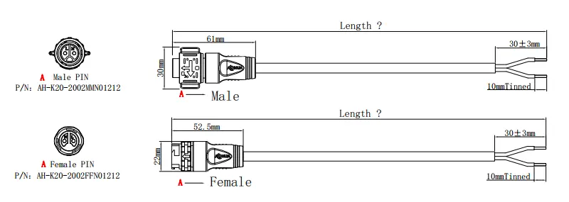 K20 cable connector 11