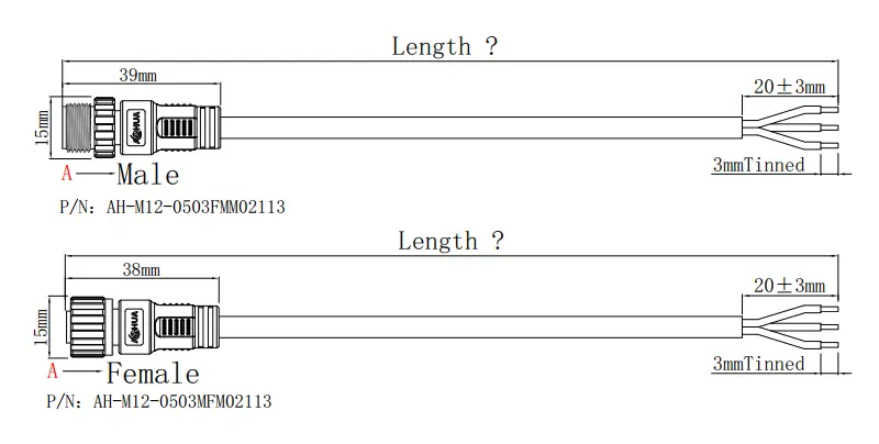 3pin wire connectors