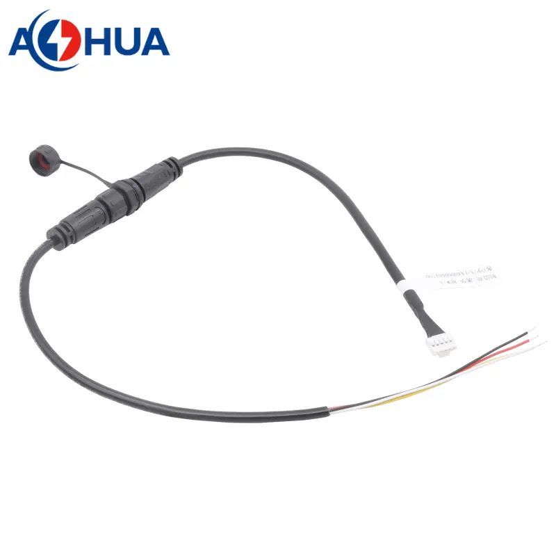M12 3pin panel type wire waterproof connectors