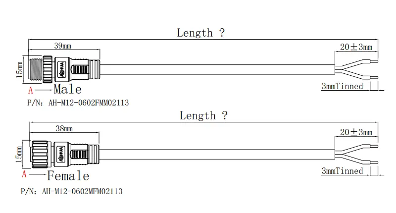 2pin wire connectors