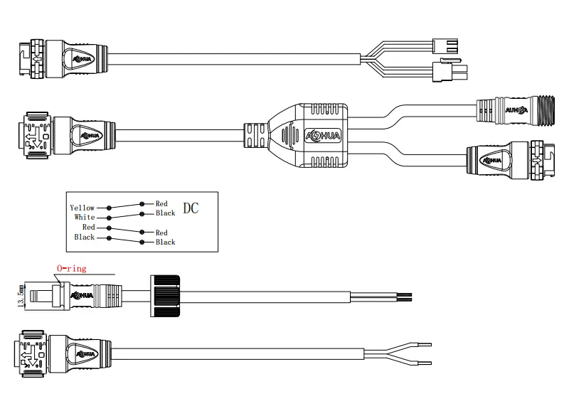 waterproof wiring connector