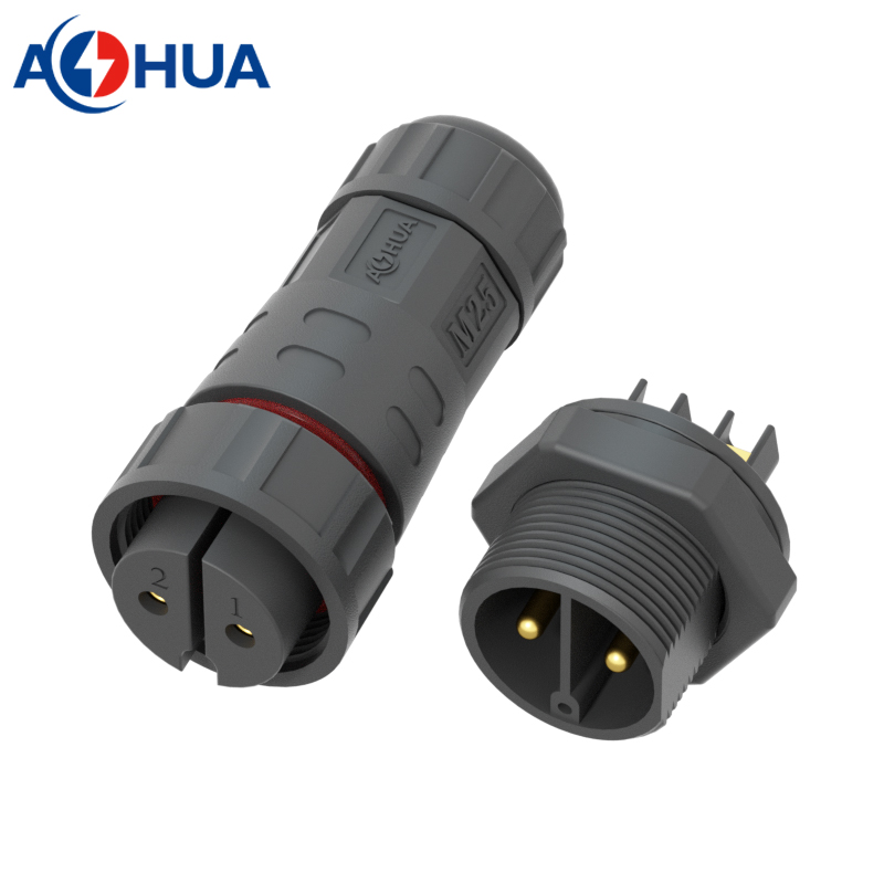 BTF-LIGHTING 3 Pin Waterproof Electrical Connector 22AWG IP65 Male Female Connector 7.87in/20cm Extension Cable For Truck Boat Indoor/Outdoor LED Strip Lights/String 15mm Nut Small Size 5 Pairs