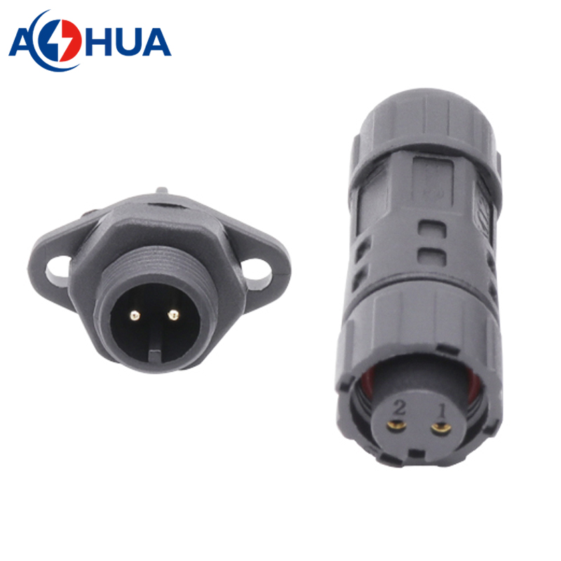 M12-2pin-connector-panel-type