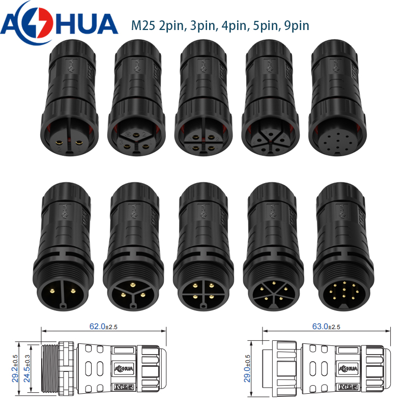 M25-connectors plugs